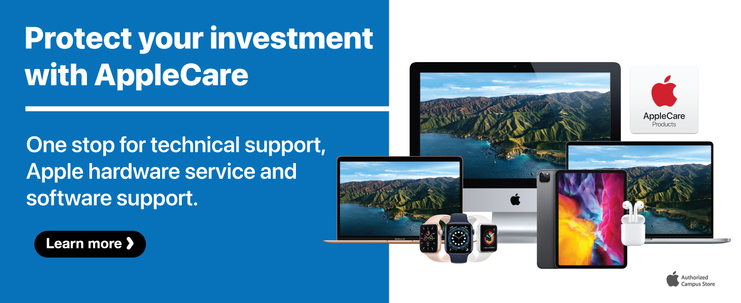 Protect your investment with AppleCare