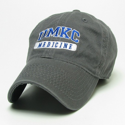 UMKC Medicine Grey Adjustable Hat