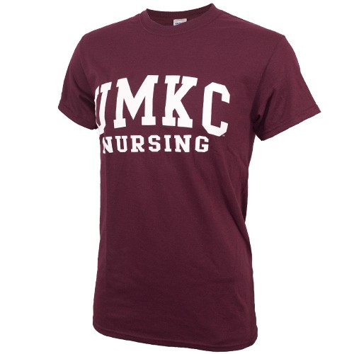 UMKC Nursing Maroon Crew Neck T-Shirt