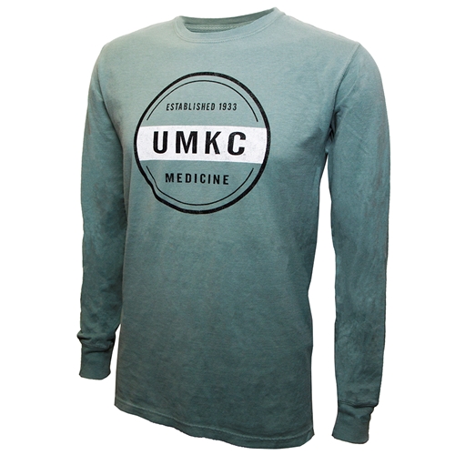 UMKC Established 1933 Medicine Green Crew Neck Shirt