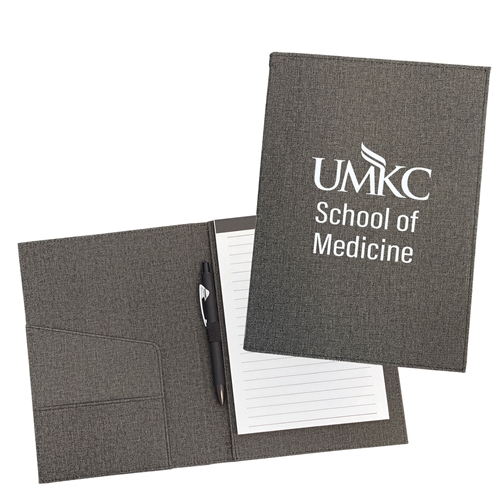 UMKC Medicine Grey Padfolio