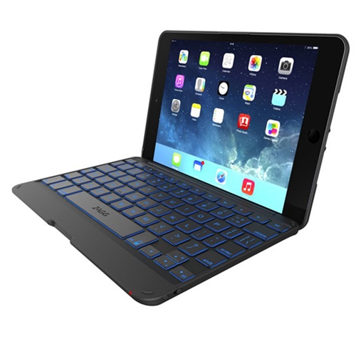 Zagg Black Zaggskins iPad Mini Folio Case with Keyboard
