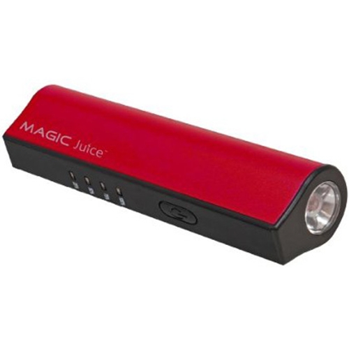 VuPoint Magic Juice™ Red Portable Battery Charger