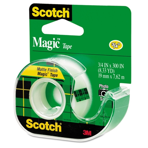 Scotch 3/4" Magic Transparent Tape with Dispenser
