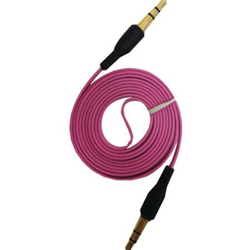 3.5MM Flat Pink AUX Cable