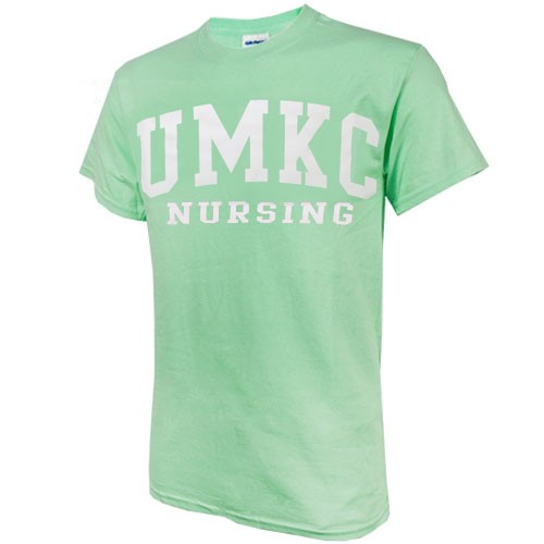 UMKC Nursing Mint Green Crew Neck T-Shirt