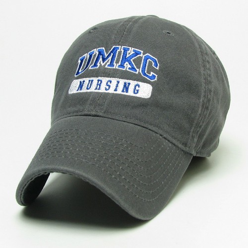 UMKC Nursing Grey Adjustable Hat