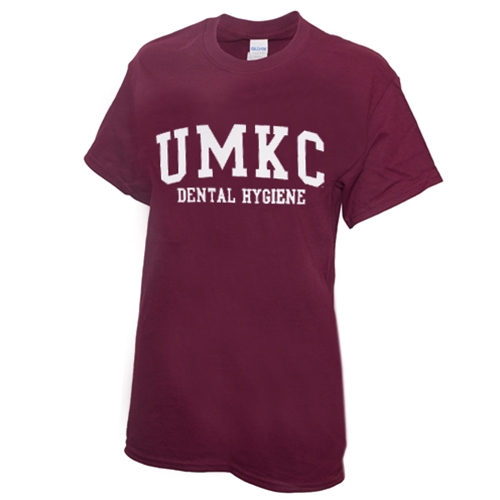 UMKC Dental Hygiene Maroon Crew Neck T-Shirt