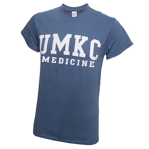 UMKC Medicine Blue Crew Neck T-Shirt