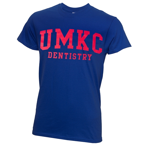 UMKC Dentistry Blue Crew Neck T-Shirt