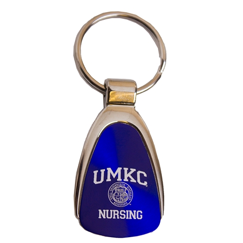 UMKC Nursing Seal Blue Keychain