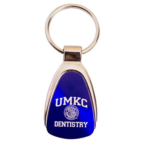 UMKC Dentistry Seal Blue Keychain