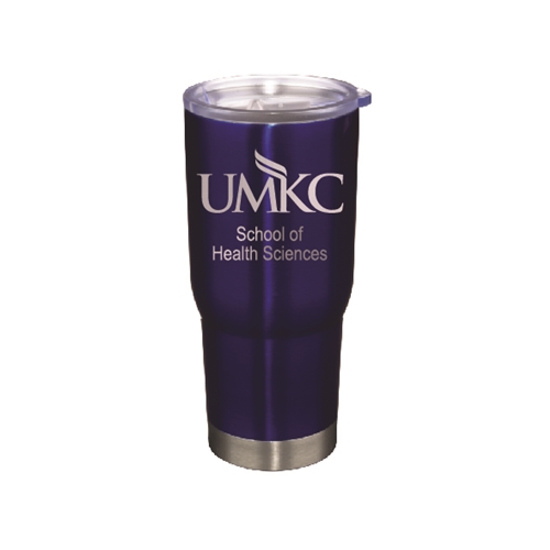 UMKC School of Health Sciences Blue Tumbler