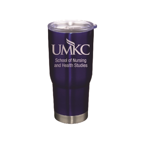 UMKC School of Nursing and Health Studies Blue Tumbler