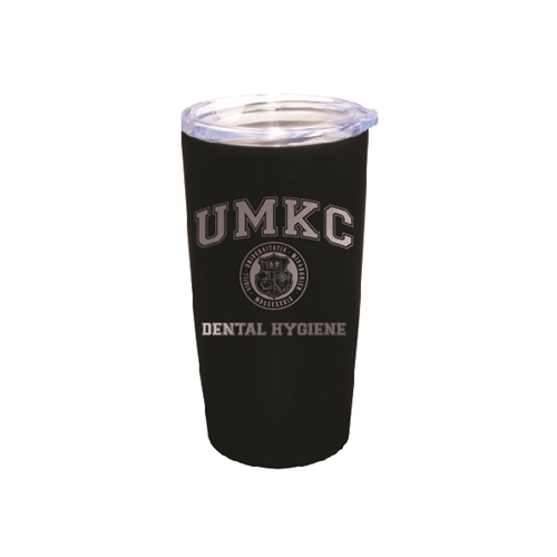 UMKC Dental Hygiene Seal Black  Vacuum Insulated Tumbler