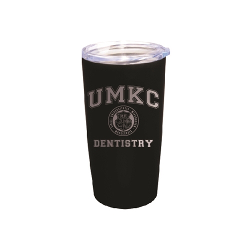 UMKC Dentistry Seal Black  Vacuum Insulated Tumbler