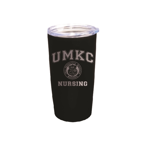 UMKC Nursing Seal Black  Vacuum Insulated Tumbler