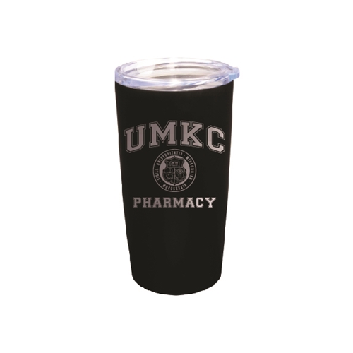 UMKC Pharmacy Seal Black  Vacuum Insulated Tumbler