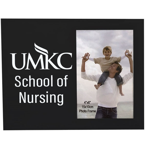 UMKC Nursing Black Glass Photo Frame