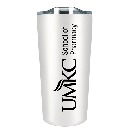 UMKC Pharmacy White Stainless Soft Touch Tumbler