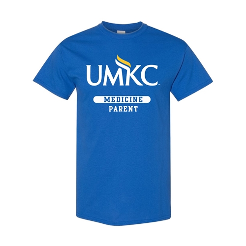 Blue UMKC Medicine Parent Tee