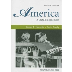 AMERICA : CONCISE HISTORY VOL TWO